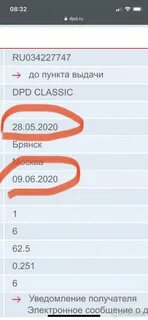 Dpd сроки доставки