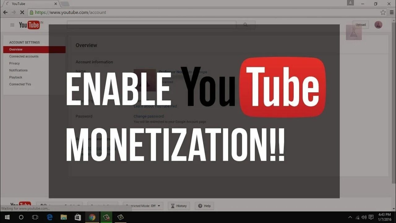 Enabled without. Monetization on youtube. Youtube монетизация. Youtube channel. Ютуб ченел.