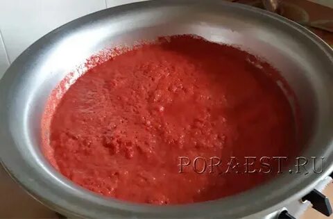 Томатная паста через сито