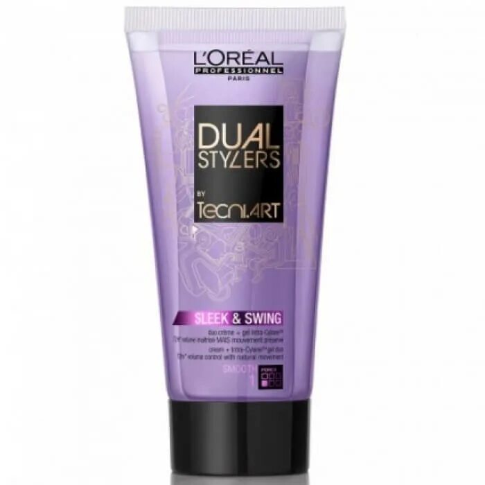 Loreal Tecni Art Dual Stylers. Loreal Dual Stylers sleek and Swing - крем. Крем-гель для волос l'Oreal Professionnel Dual Stylers. L'Oreal Professionnel крем-гель 2-в-1 для непослушных волос Dual Stylers by Tecni.Art sleek & Swing.