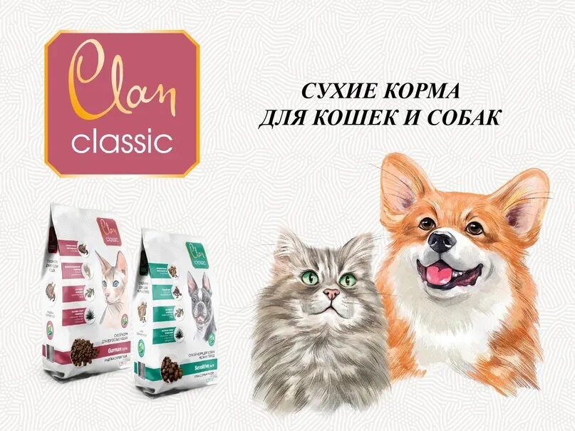 Clan classic сухой корм. Баннер корма для собак. Корма клан. Корм для животных дружок. Клан Классик корм для кошек.