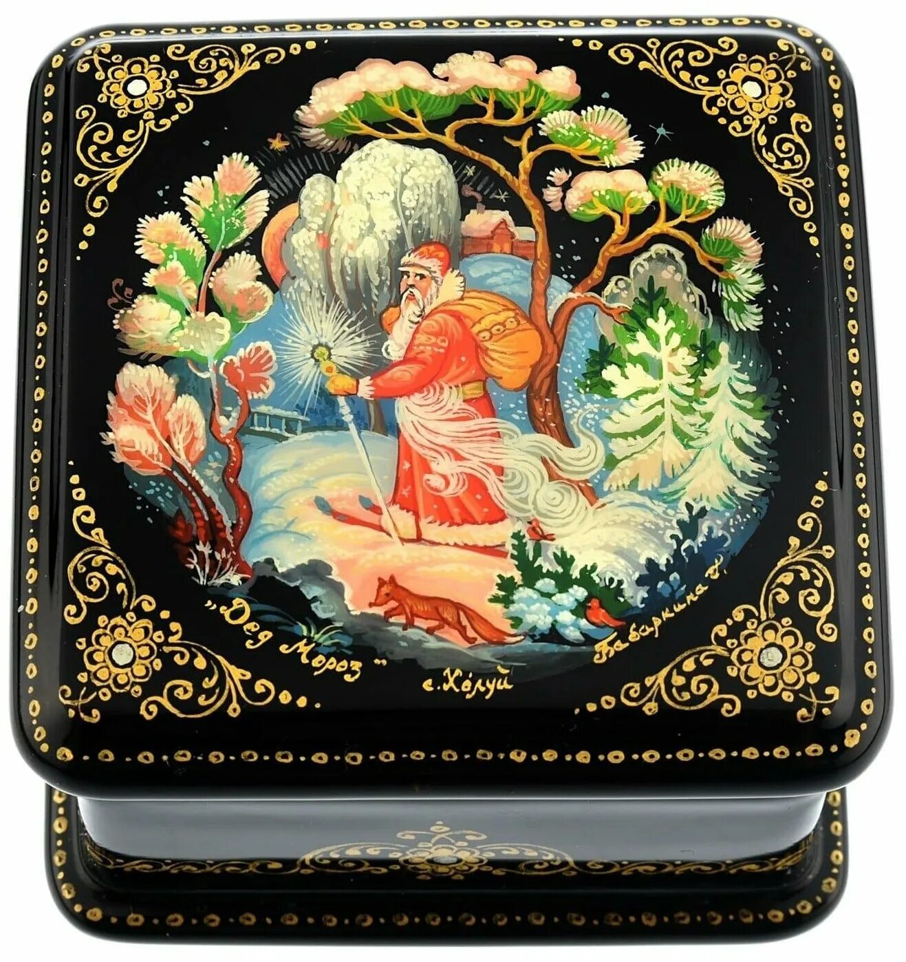 палехская роспись ларец. палех мстёра федоскино. лаковая миниатюра холуй. палех федоскино холуй. палех мстера холуй федоскино шкатулки.