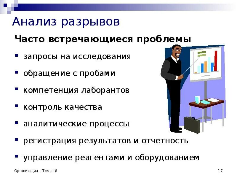 Анализ разрывов. Регистрация результатов исследования. План изучения обращения. Проблемы запросы проекта.