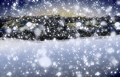 Snowfall in english
