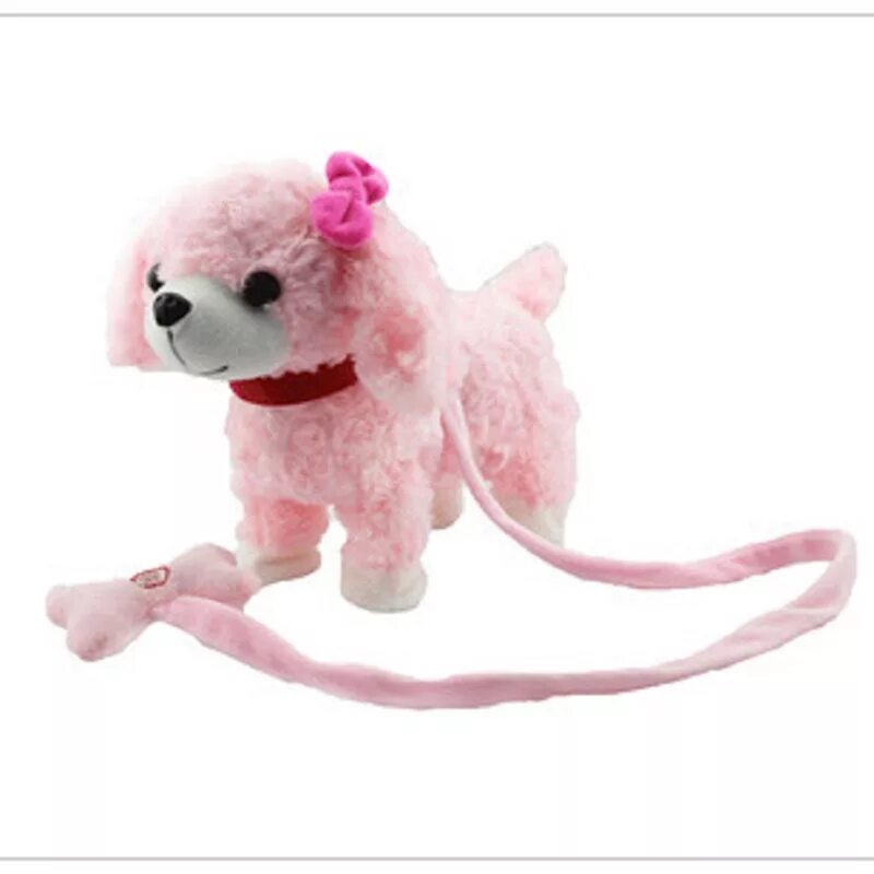 Игрушечная собачка розовая. Розовая собака мягкая игрушка. Игрушка для собак, розовый. Танцующая собачка игрушка.