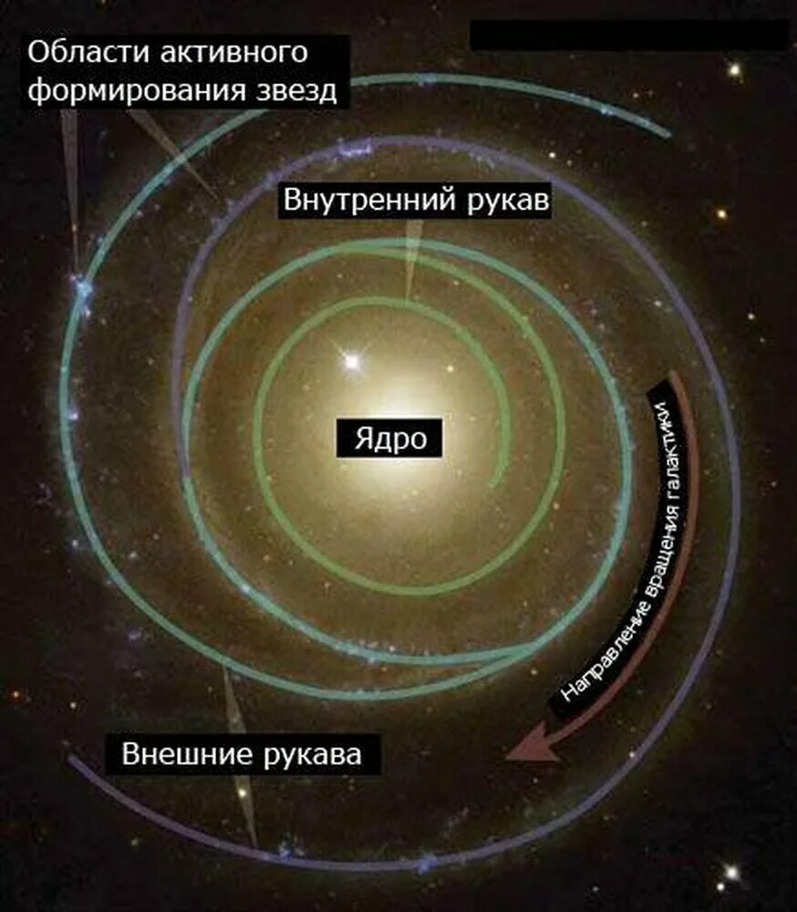 В каком рукаве млечного пути находится