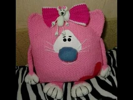 Вязание подушки игрушки