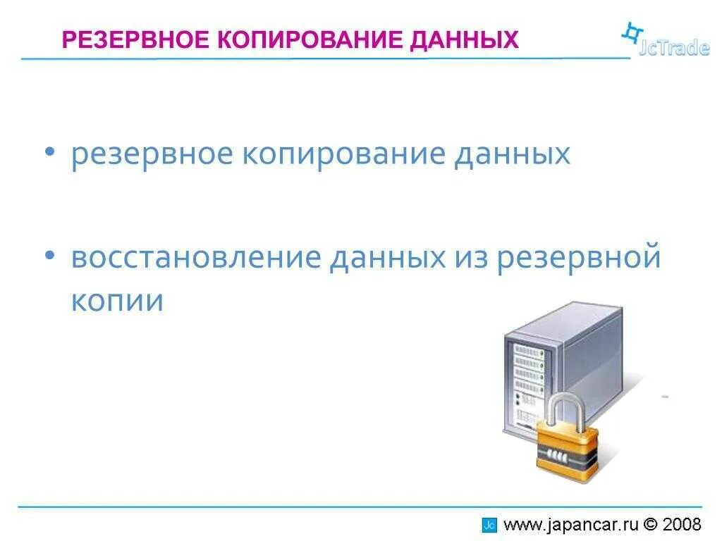 Что такое резервное копирование. Что такое резервное копирование