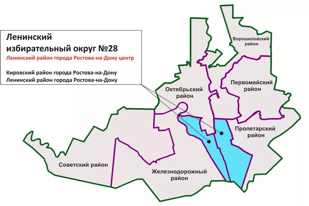 Два ростова на карте