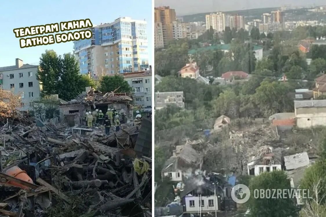 Где упали обломки в курске. Обломки ракеты в Белгороде. Разрушенные здания многоэтажки. Белгород упала ракета. Упавшая ракета в Белгороде.