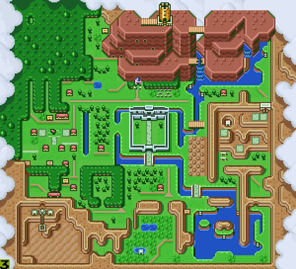 Legend of zelda snes. Legend of Zelda карта. Карта Хайрулла Zelda.