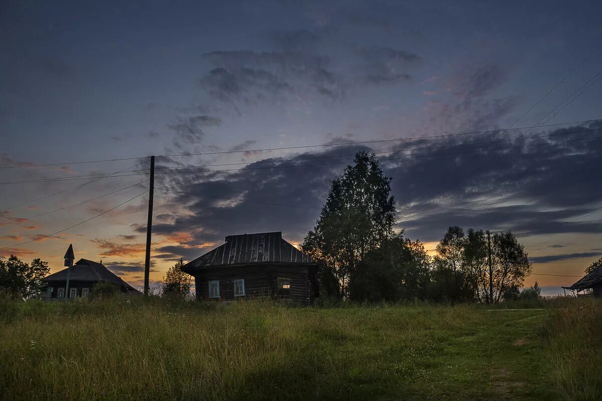 Вечер в деревне