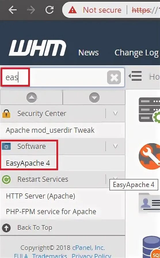 Ssl module is not available. CPANEL рестарт сервера.