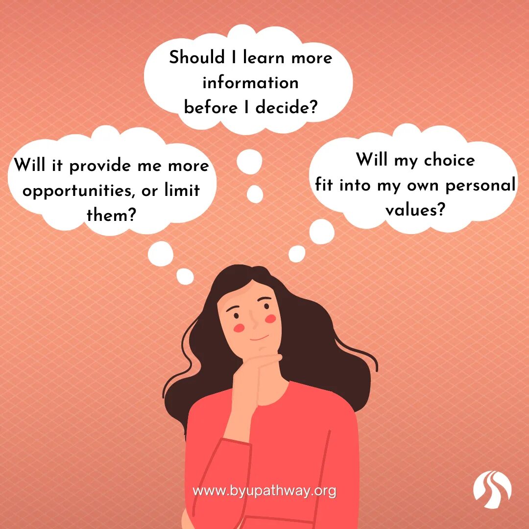 I made my choice. I made my choice