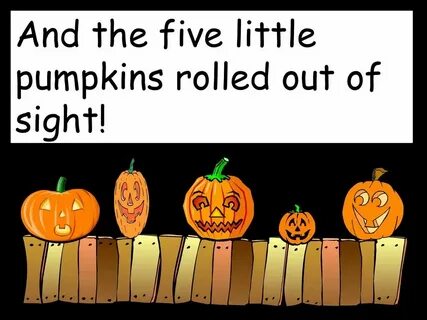 Five little pumpkins