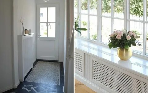 Как закрыть трубы отопления вдоль стены