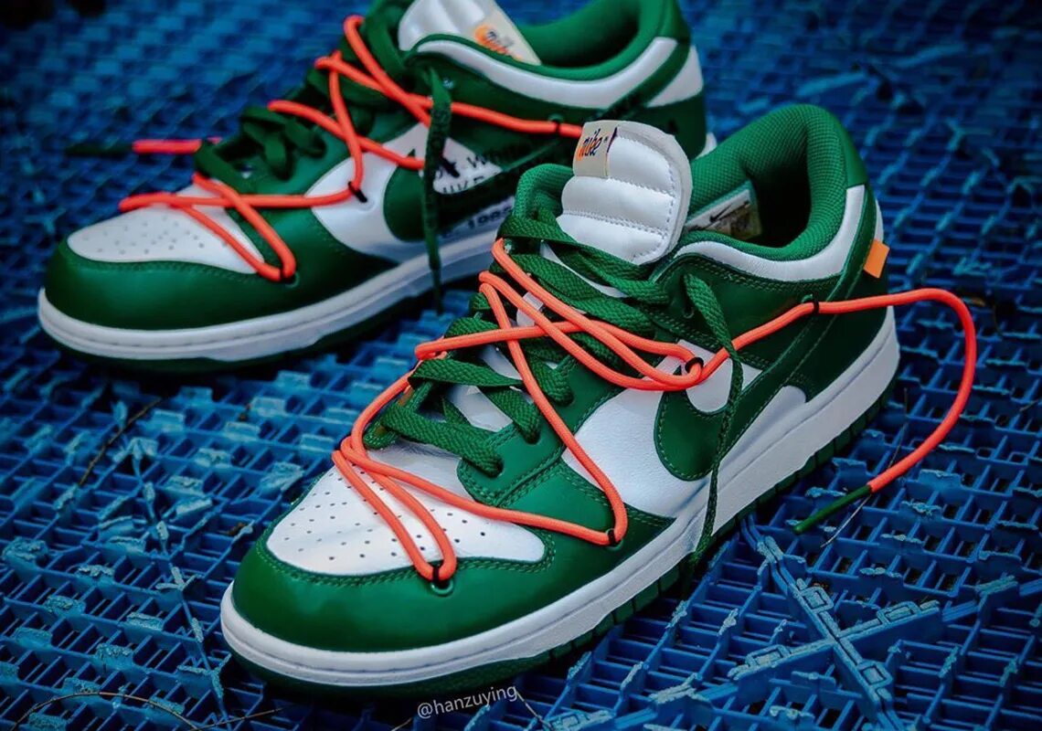 Как завязывать найки данки. Nike Dunk Low off White Pine Green. Nike Dunk Pine Green. Nike Jordan Dunk Low зеленые. Nike Dunk Low Green.