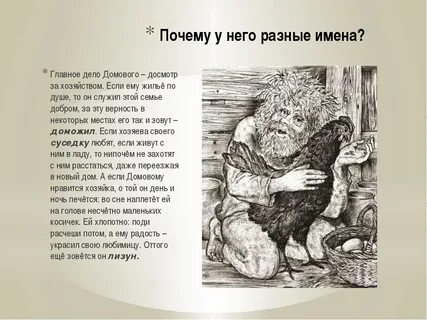 Как называется домовой