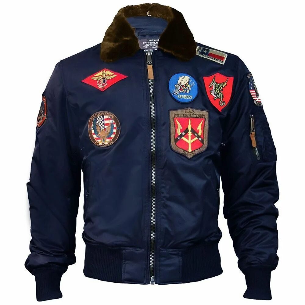 Бомбер с нашивками. Куртка top gun b-15. куртка топ ган type-b15. куртка утеплённая b-15 with patches top gun black. бомбер schott топ ган.