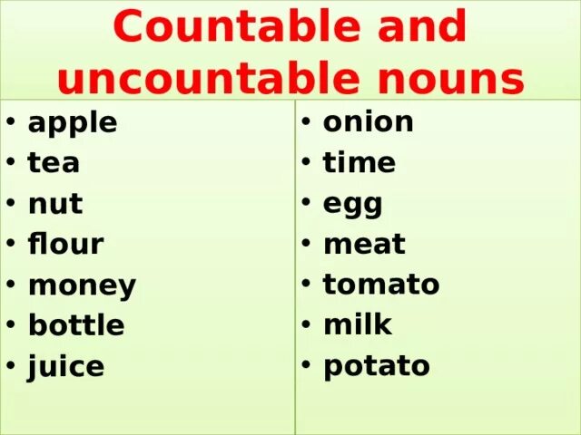 Countable and uncountable Nouns. Uncountable Nouns. Time countable or uncountable. Countable and uncountable Nouns таблица.