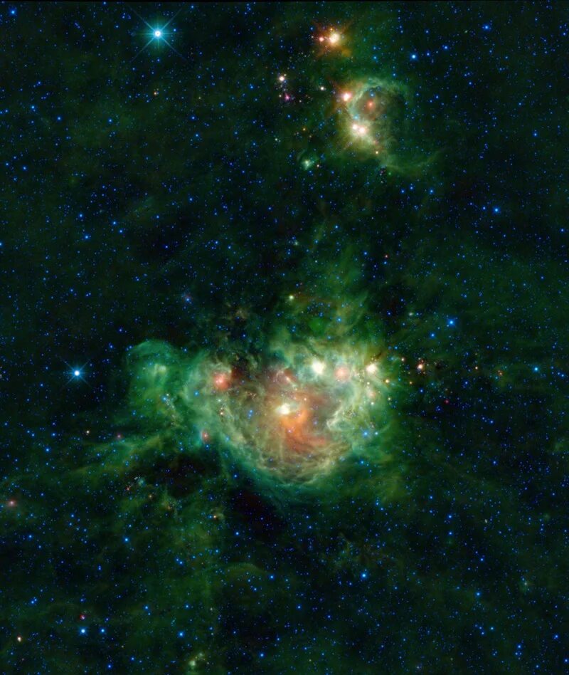 Туманность NGC 2174. Космос звезды. Космос настоящий. Звезды из космоса.