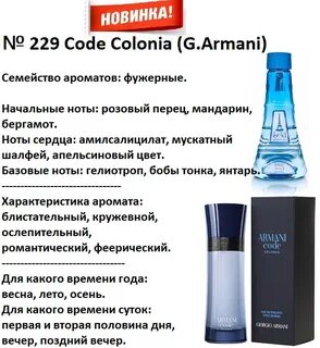 Номера разливных духов и название