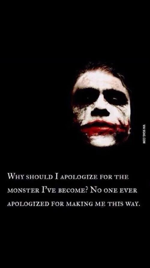 You should apologize