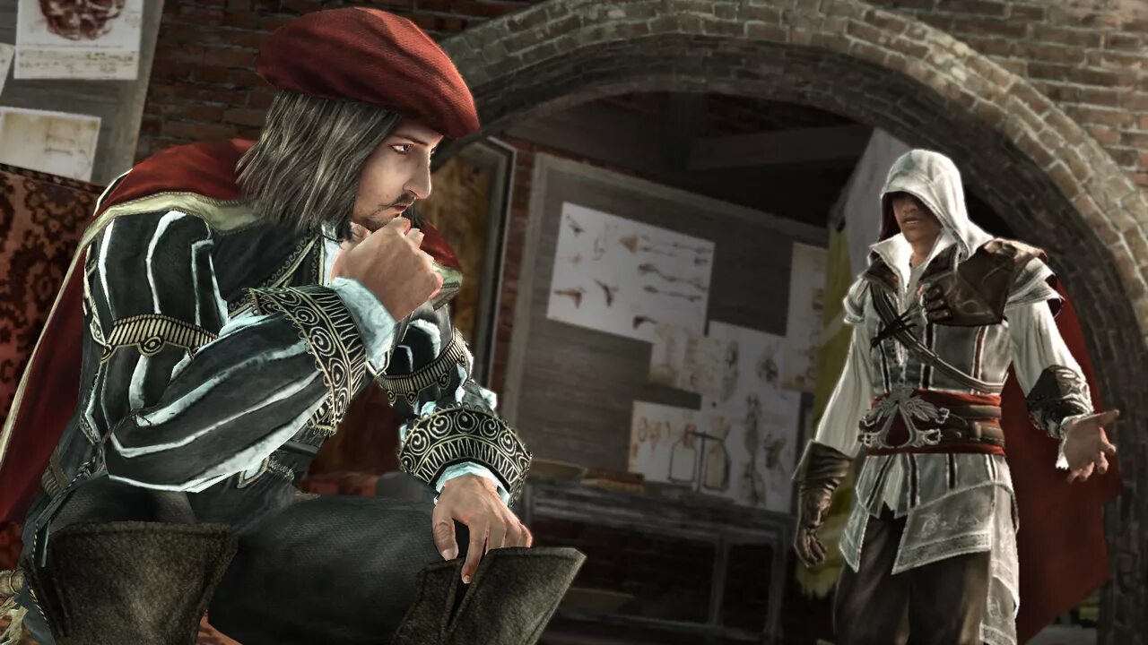 Games assassin creed 2. Ассасин Крид 2. Ассасин Крид 2 Эцио Аудиторе. Ассасин Creed 2. Assassins Creed 2 Ezio & Leonardo.