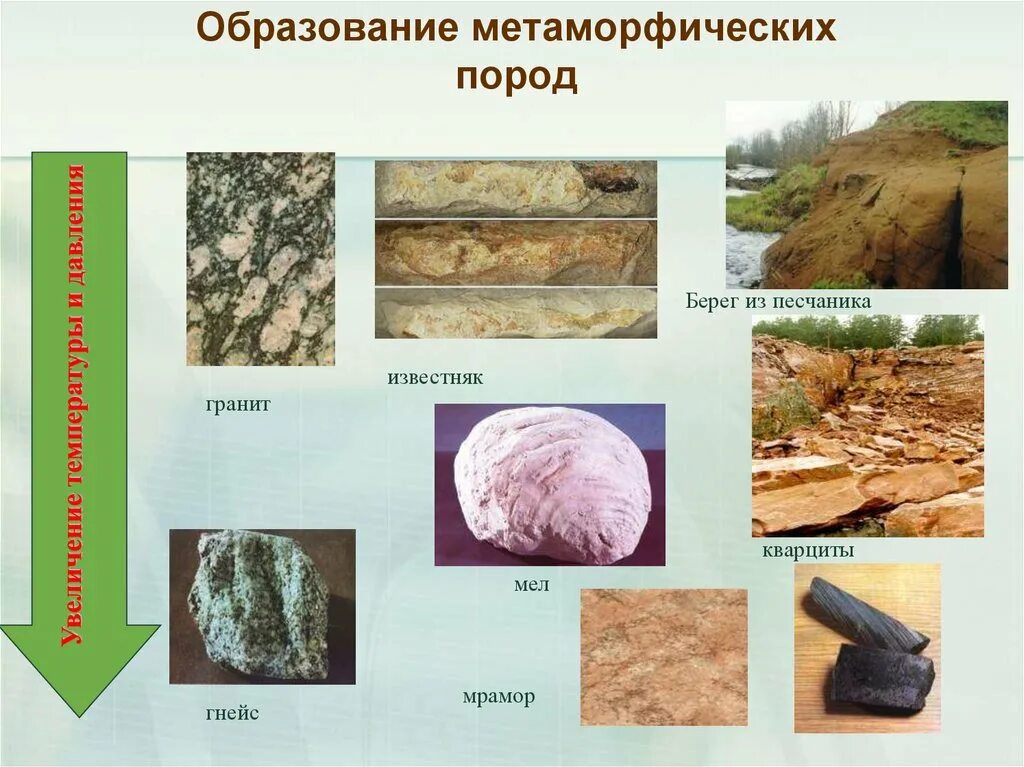 Основа горных пород. Песчаник метаморфические горные породы. Мрамор гнейс кварцит. Метаморфические горные породы полезные ископаемые. Метаморфические горные породы минералы.