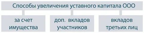 Увеличение уставного капитала за счет вклада участника