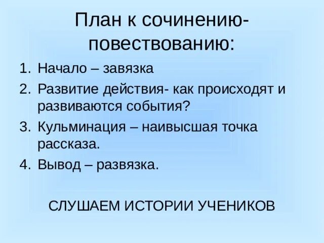 Произведение повествовательного характера. План сочинения повествования. План сочинения эссе. Сочинение повествование. План Сочи.