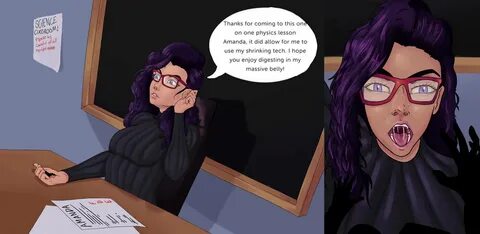 Teacher Vore (Comic Strip) by RoseBlushedRed on DeviantArt.