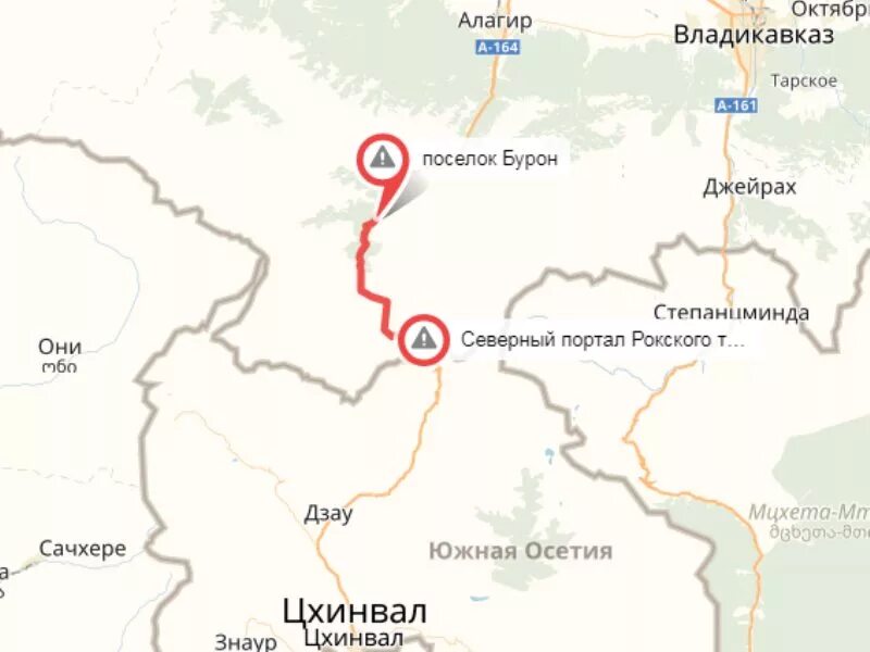 Цхинвал на карте. Цхинвал Южная Осетия на карте. Владикавказ и Цхинвал на карте. Северная Осетия Цхинвал карта.