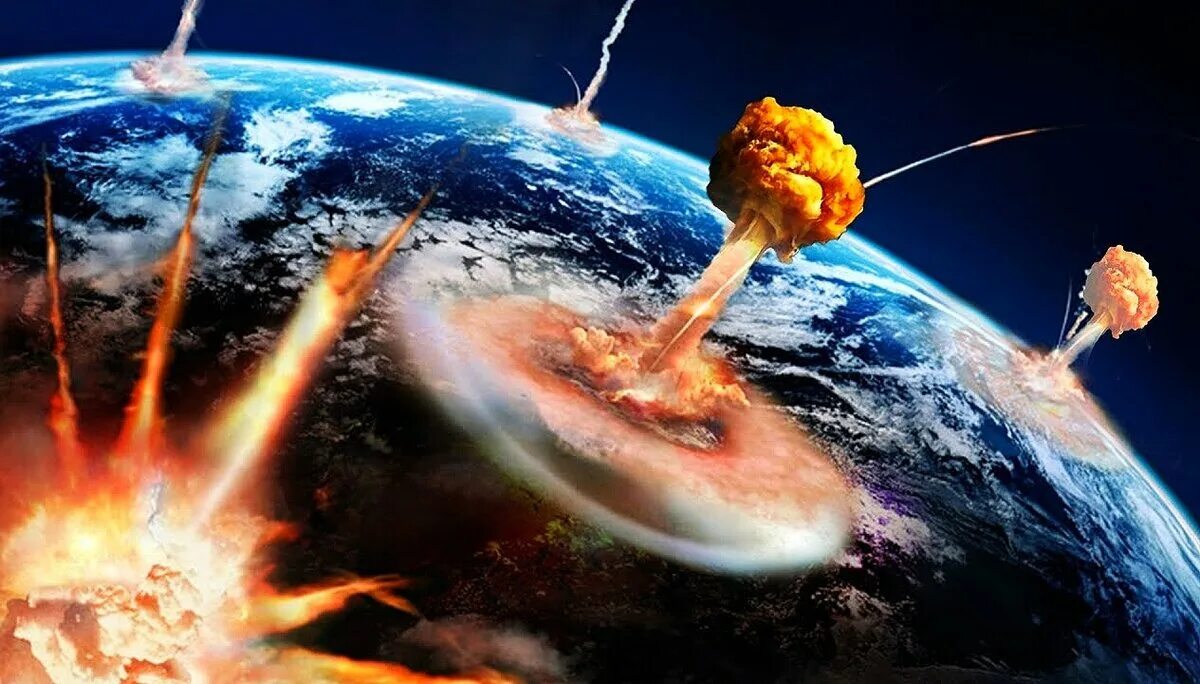 Испытание миром. Катастрофа на земле. Атомный взрыв из космоса. Взрыв ядерного оружия.