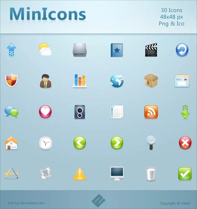 Mini icons. Мини иконки. Иконки для Mini app. Icon 48x48. Набор ICO.