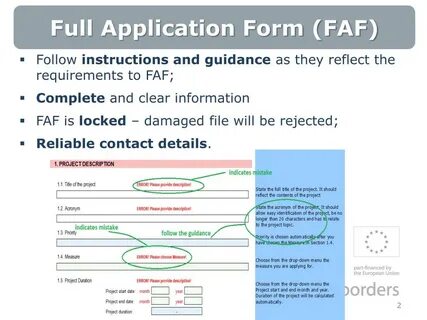 Fill in the form
