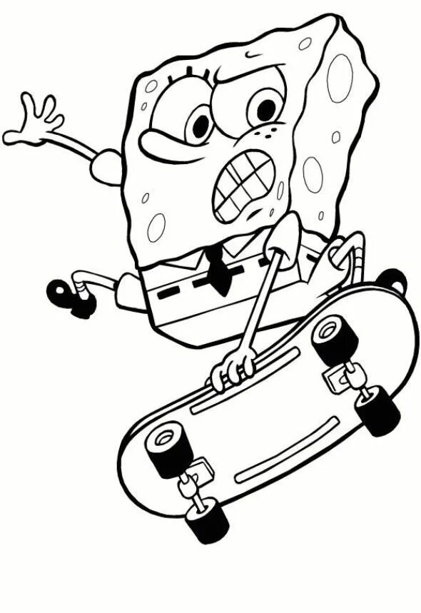 Hermosas imágenes de BOB ESPONJA para colorear, para que los más chicos se pueda