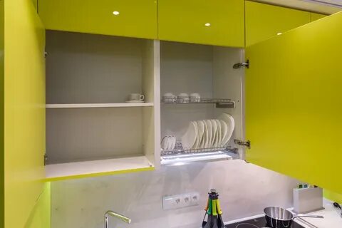 Кухня открывание без ручек
