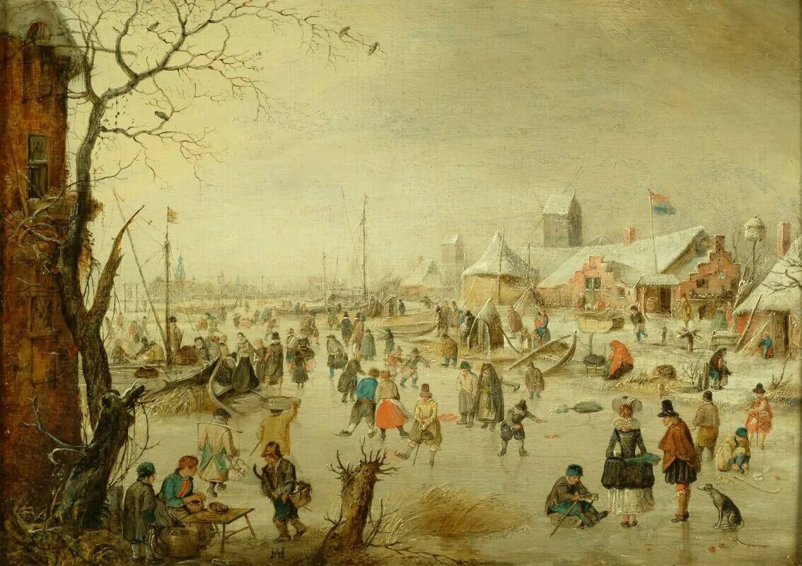 Нидерланды в xvi xvii. Хендрик Аверкамп. Художник Хендрик Аверкамп. Голландский художник Хендрик Аверкамп. Аверкамп Хендрик (1585-1634) Ice Landscape.