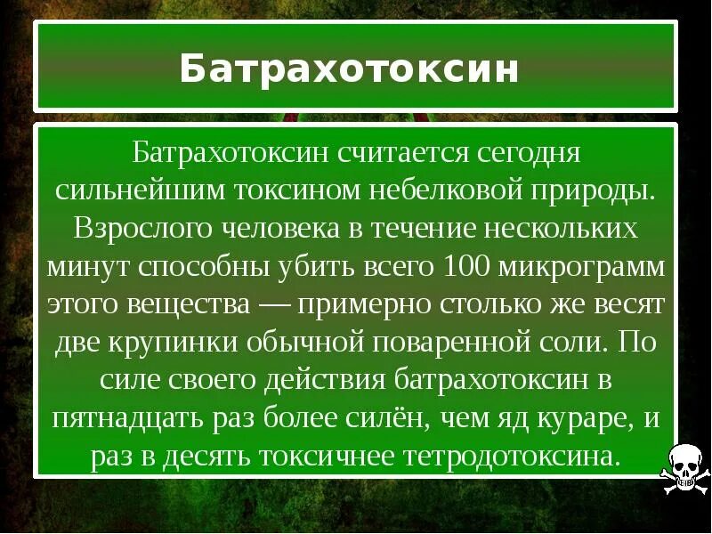 Батрахотоксин отравление. Батрахотоксин механизм действия. Батрахотоксин блокирует. Небелковые токсины. Сильнейшие токсины