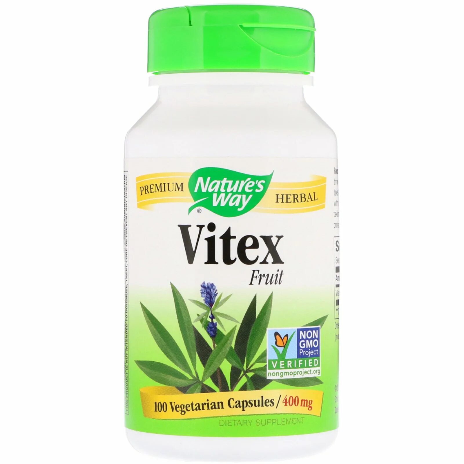 Nature's way,Vitex Fruit, 400 MG. Nature's way, плоды витекса, 400 мг. Nature's way, плоды витекса, 400 мг, 100 веганских капсул. Витекс священный nature's way. Экстракт плодов прутняка