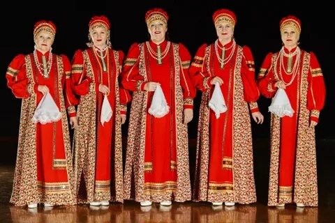 Русский народный костюм выступление