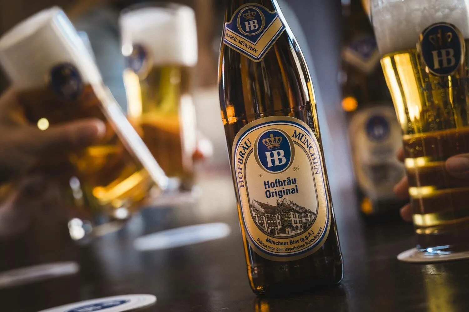 Пиво hofbrau munchen