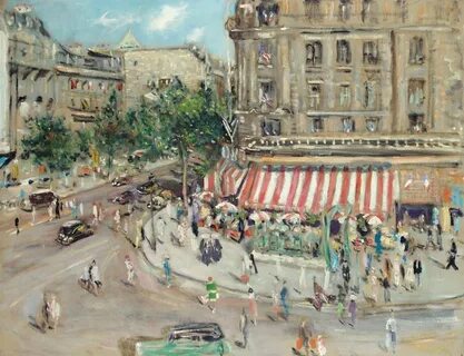 Lucien Adrion SCENE DE RUE, PARIS MutualArt