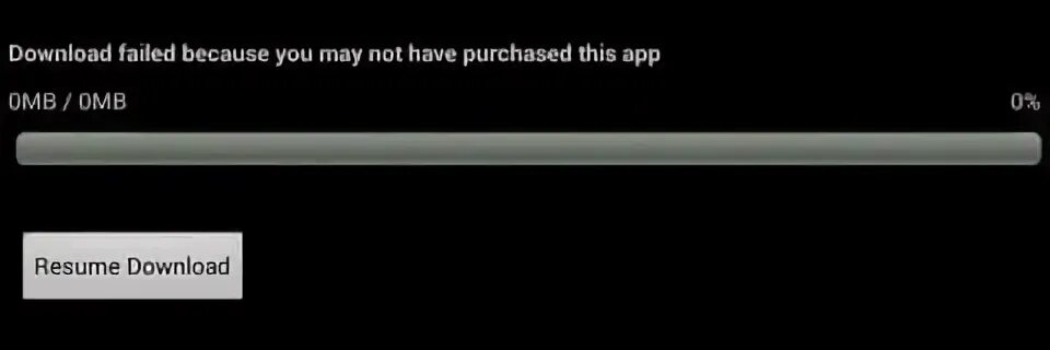 Download failed because
