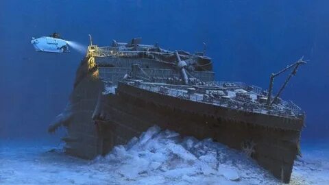 В каком море затонул титаник