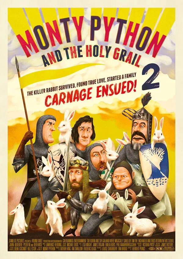 Монти Пайтон Грааль. Monty Python and the Holy Grail (1975). Монти Пайтон и священный Грааль 1975 Постер. Монти Пайтон и священный Грааль плакат. Рабит холе