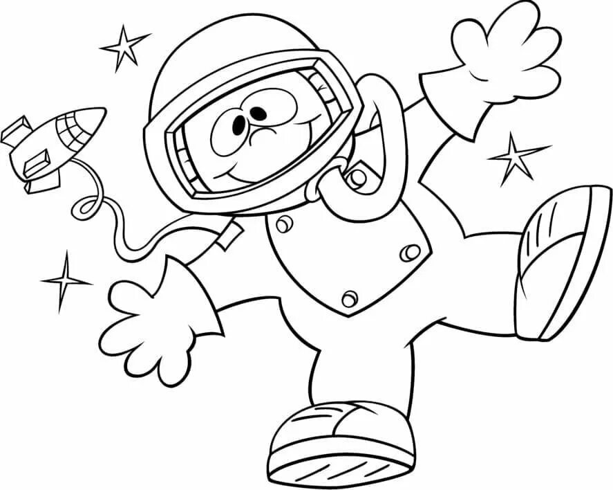 Раскраски на тему космос. Раскраска. В космосе. Космонавт раскраска для детей. Космонавтика раскраски для детей.
