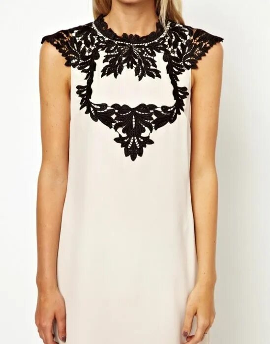 Little+Black+Dress+Natalie+Dress+With+Lace+Detail smart lady style Dresses, Blac