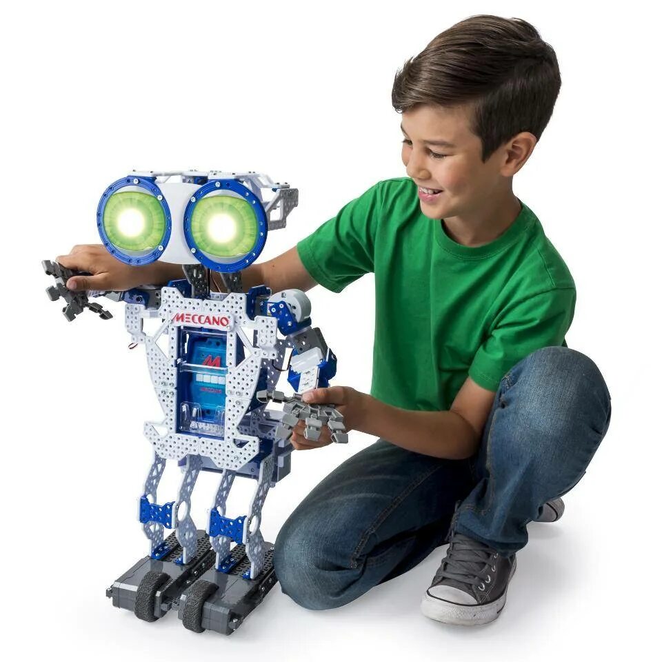 Робот Меккано Меканоид. Meccano Erector Meccanoid g15. Электронный конструктор робот Meccanoid XL 2.0. Необычные игрушки для мальчиков. Что можно подарить мальчику на 6 лет